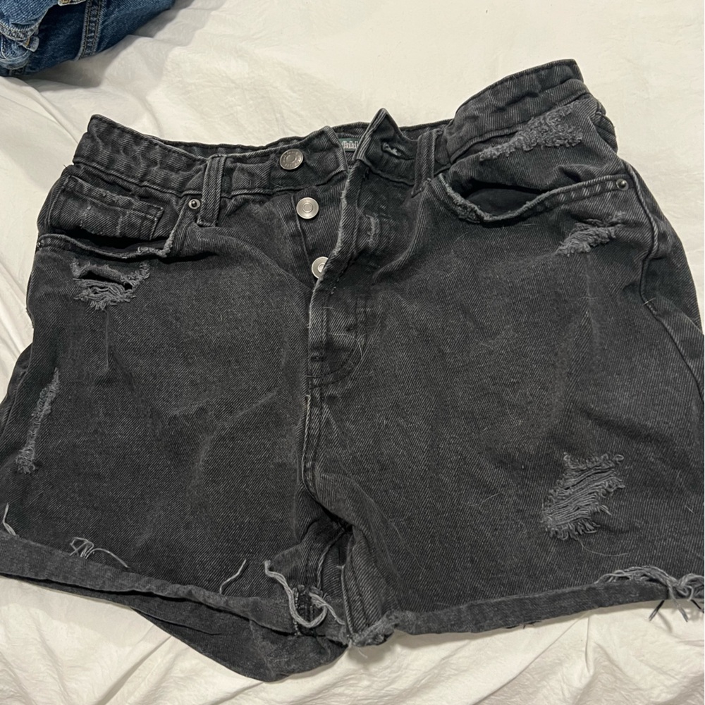 Wild Fable Charcoal Black Denim Shorts